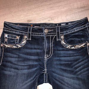 Miss Me Embellished Dark Wash Boot Cut Jeans